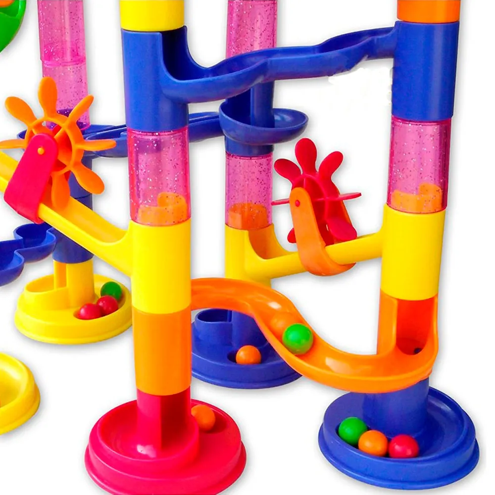 racing tower with marbles