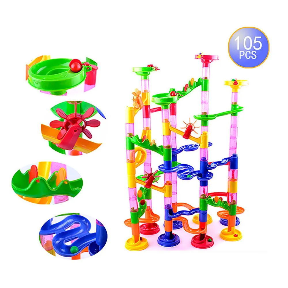 racing tower with marbles