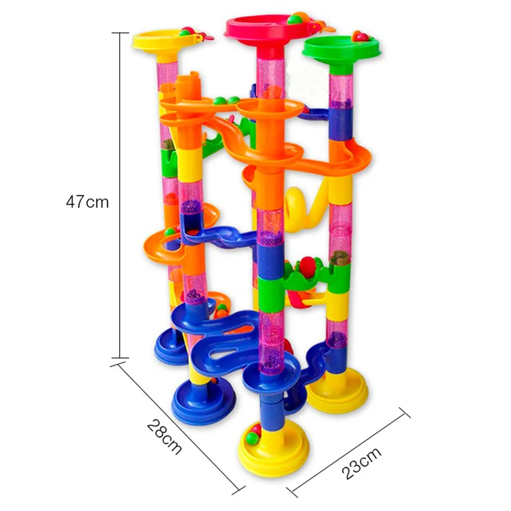 racing tower with marbles