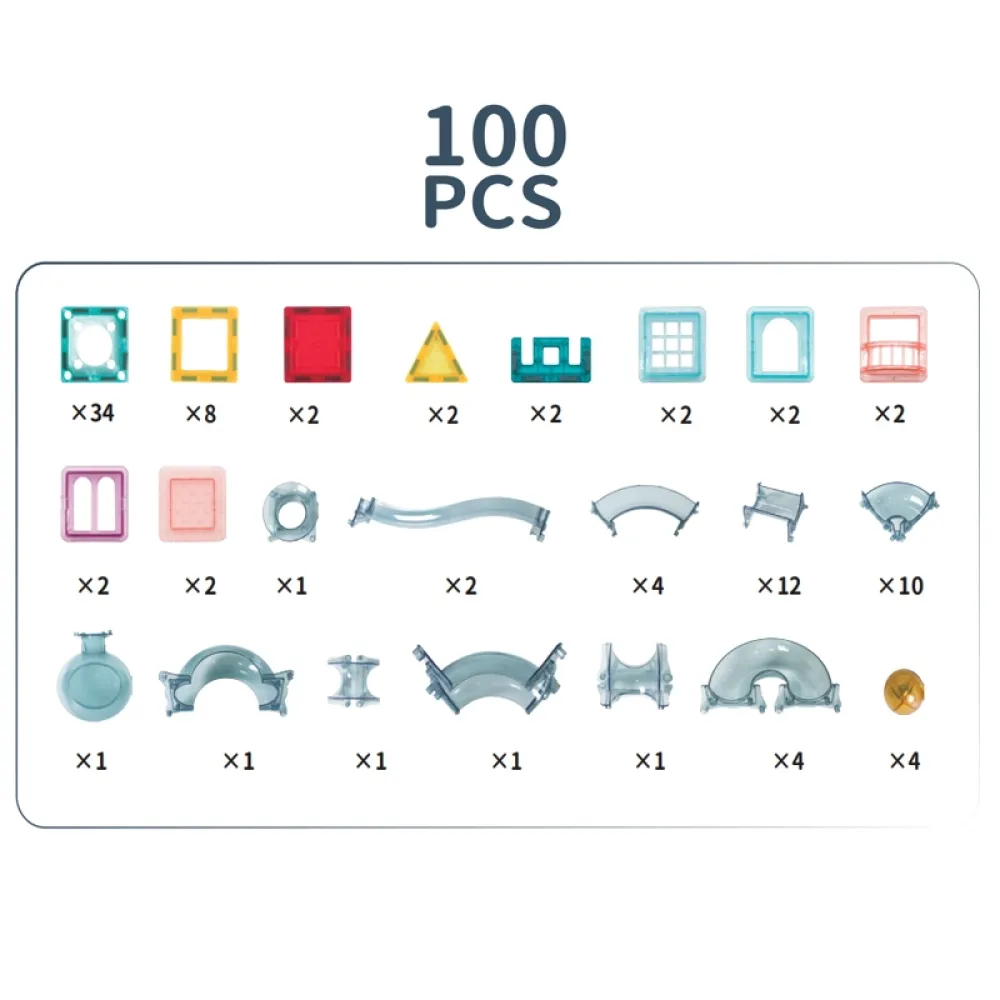 set of magnetic blocks 3d