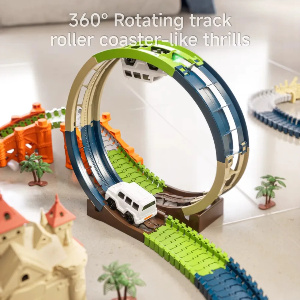 Magic House Electric Rail Trace Toy Set 202pcs