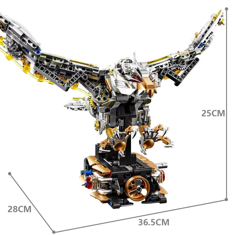 Mechanical Eagle Building Blocks Set