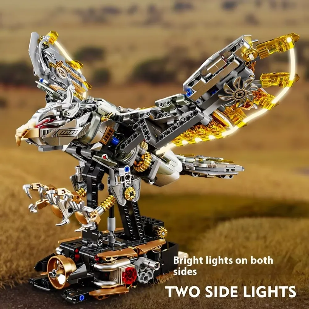 Mechanical Eagle Building Blocks Set