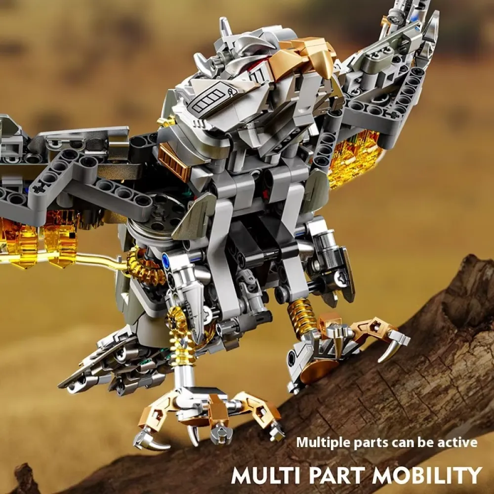 Mechanical Eagle Building Blocks Set