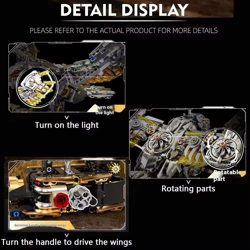 Mechanical Eagle Building Blocks Set