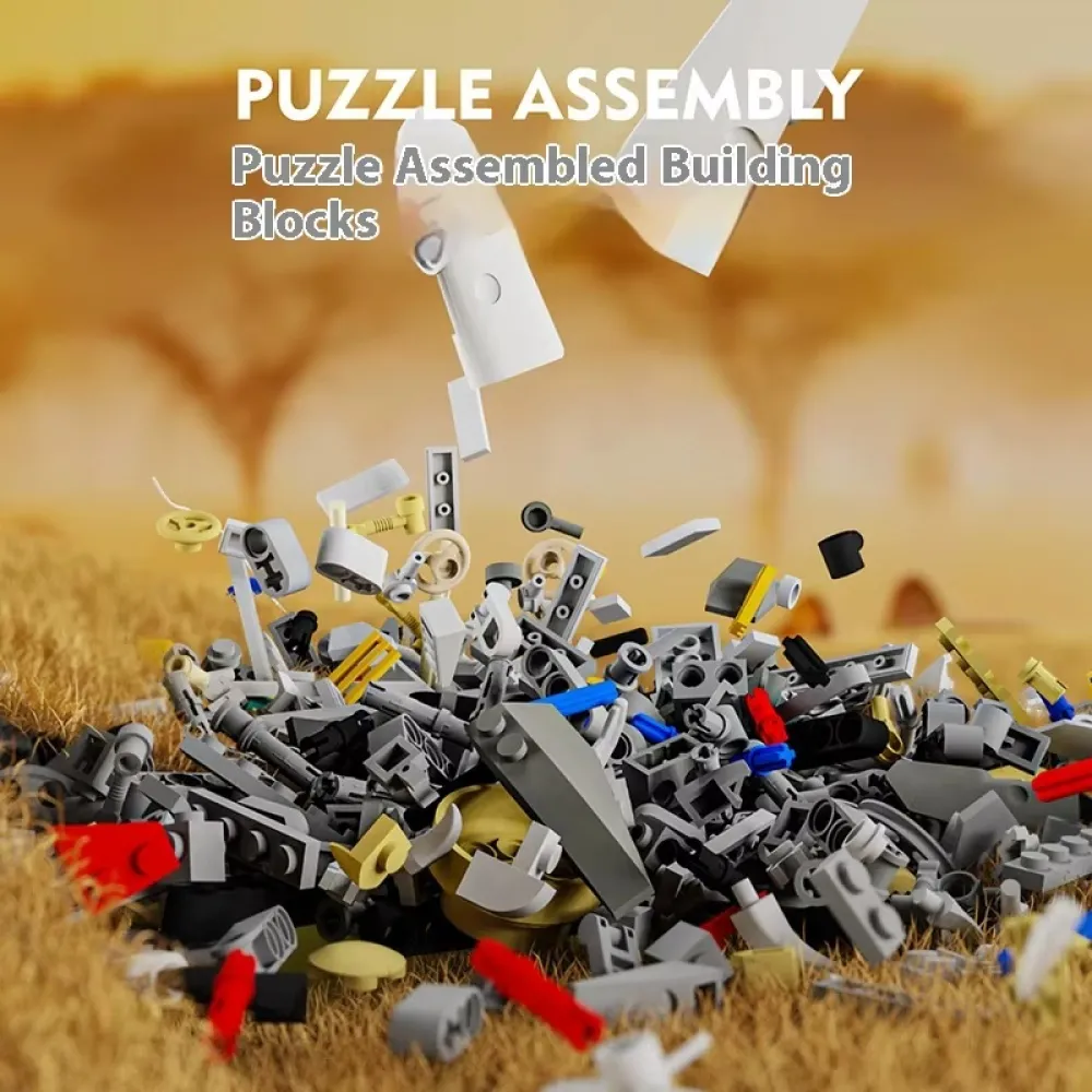 Mechanical Eagle Building Blocks Set