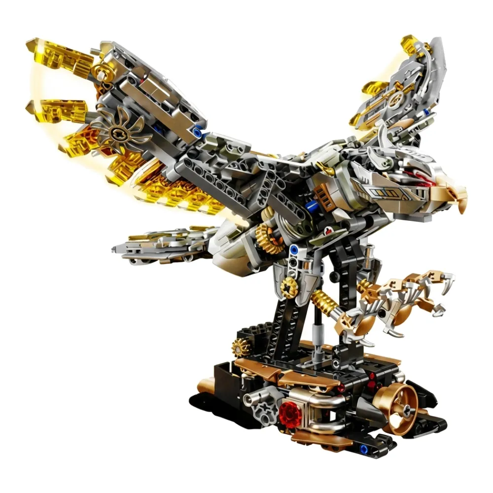 Mechanical Eagle Building Blocks Set