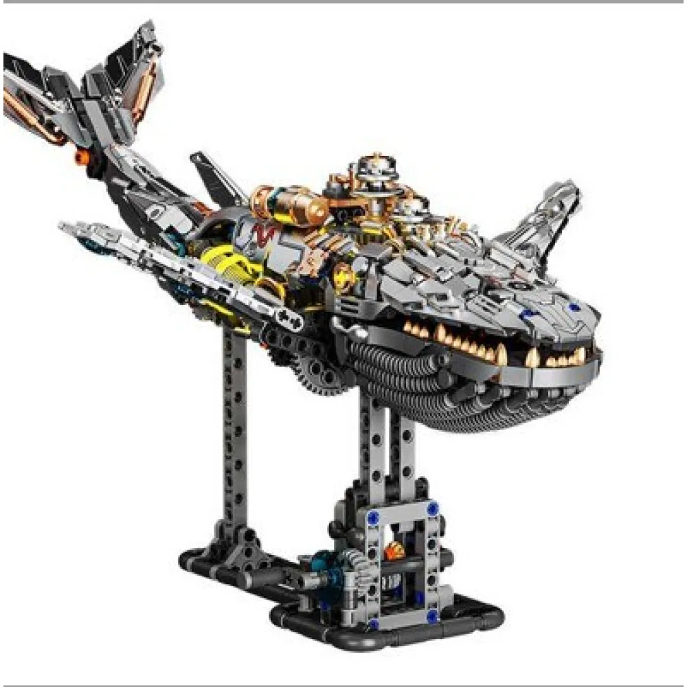 Mechanical Whale Building Blocks Set