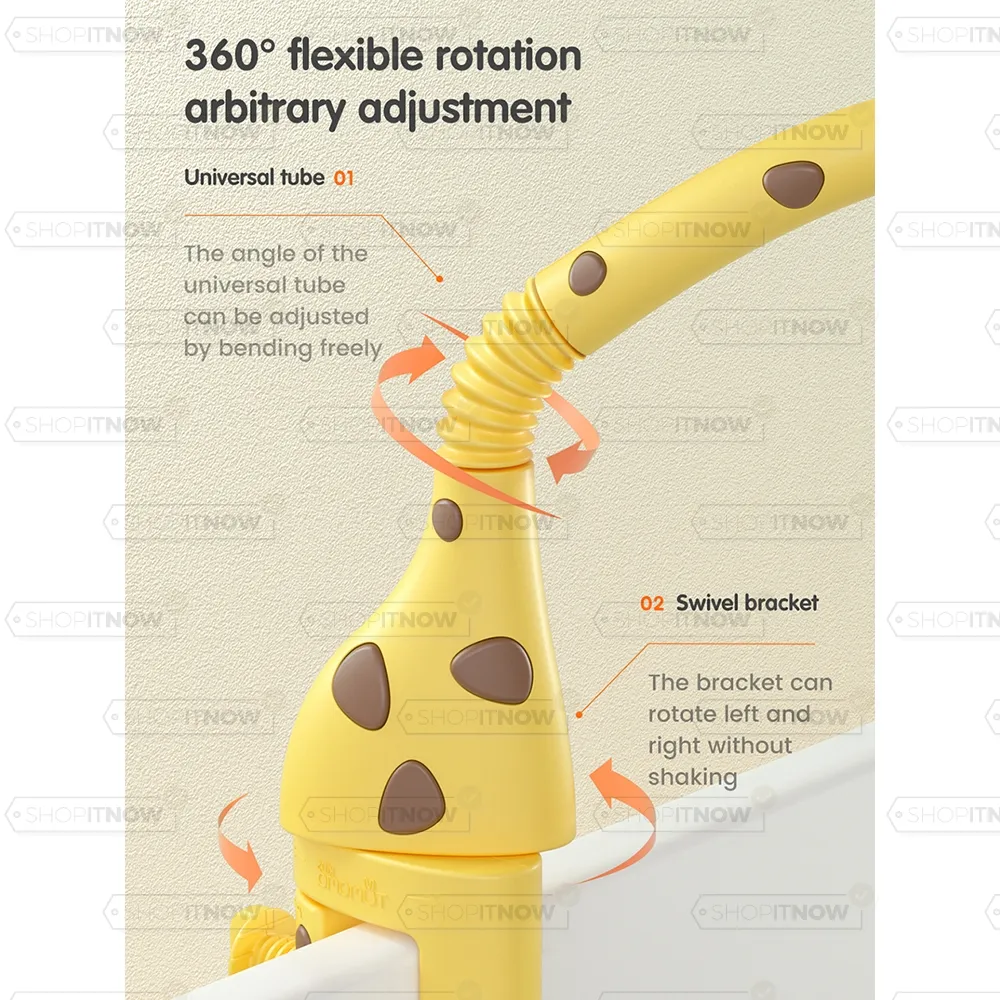 mobile with star projection and music