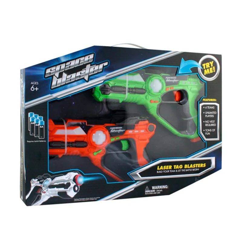 space-blasters interactive weapons set