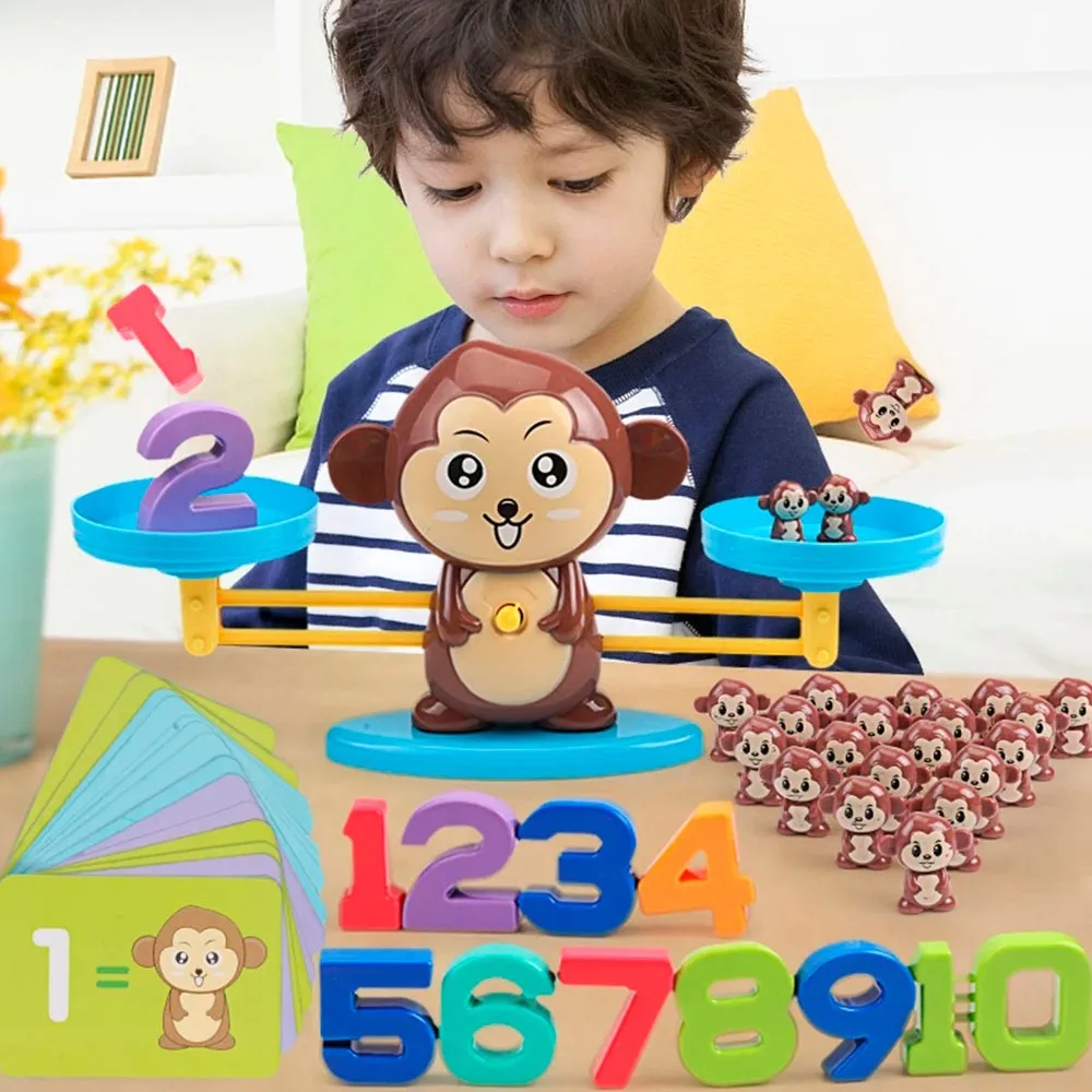 monkey balance board arithmetic game