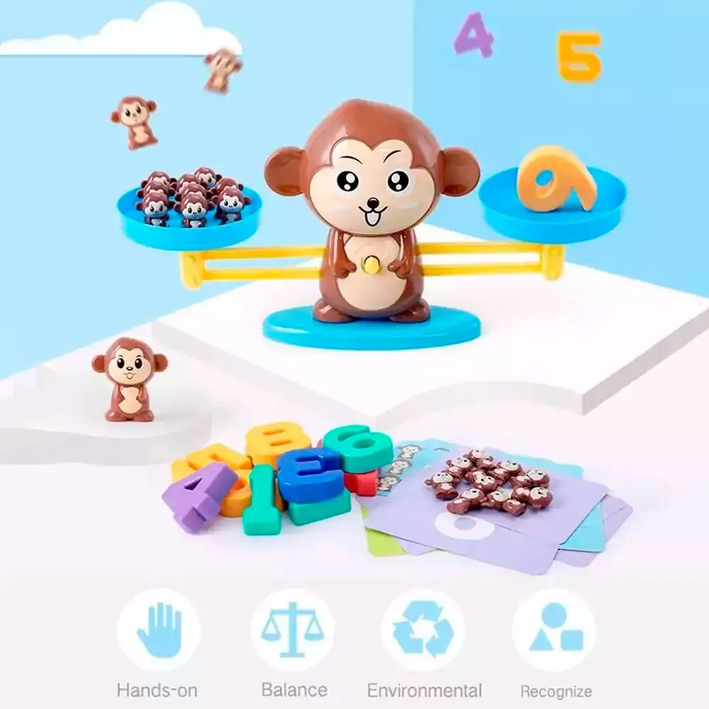 monkey balance board arithmetic game