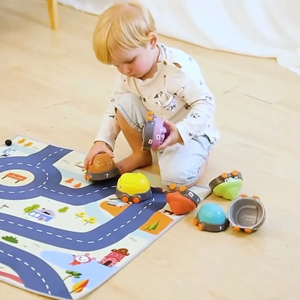 educational cars & mat - road