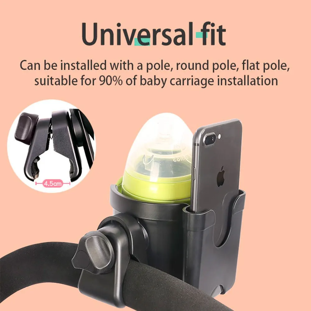 bottle holder and mobile for trolley