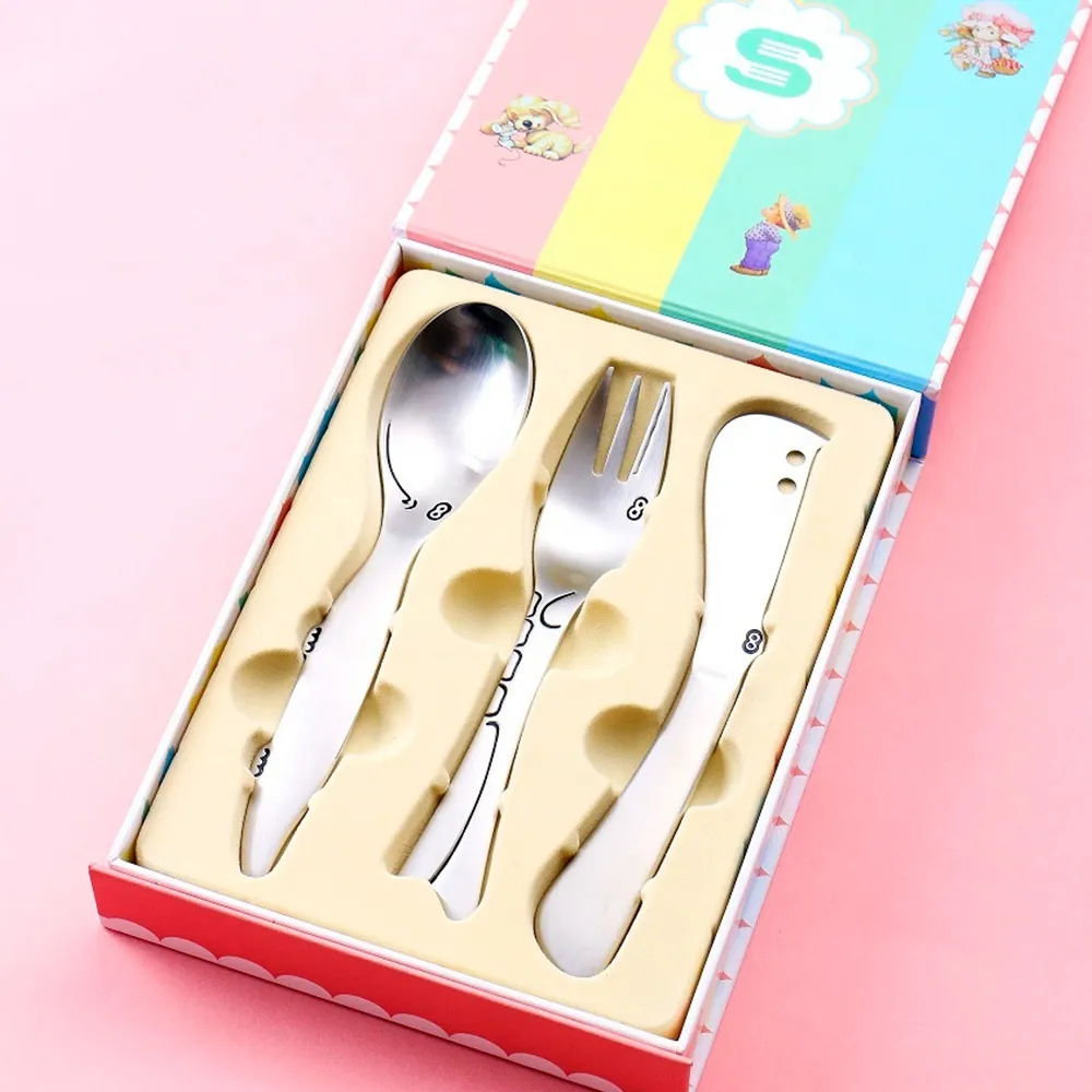 set of baby cutlery