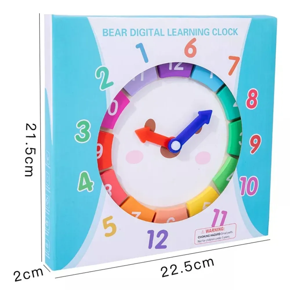 Wooden Puzzle Digital Clock Toy