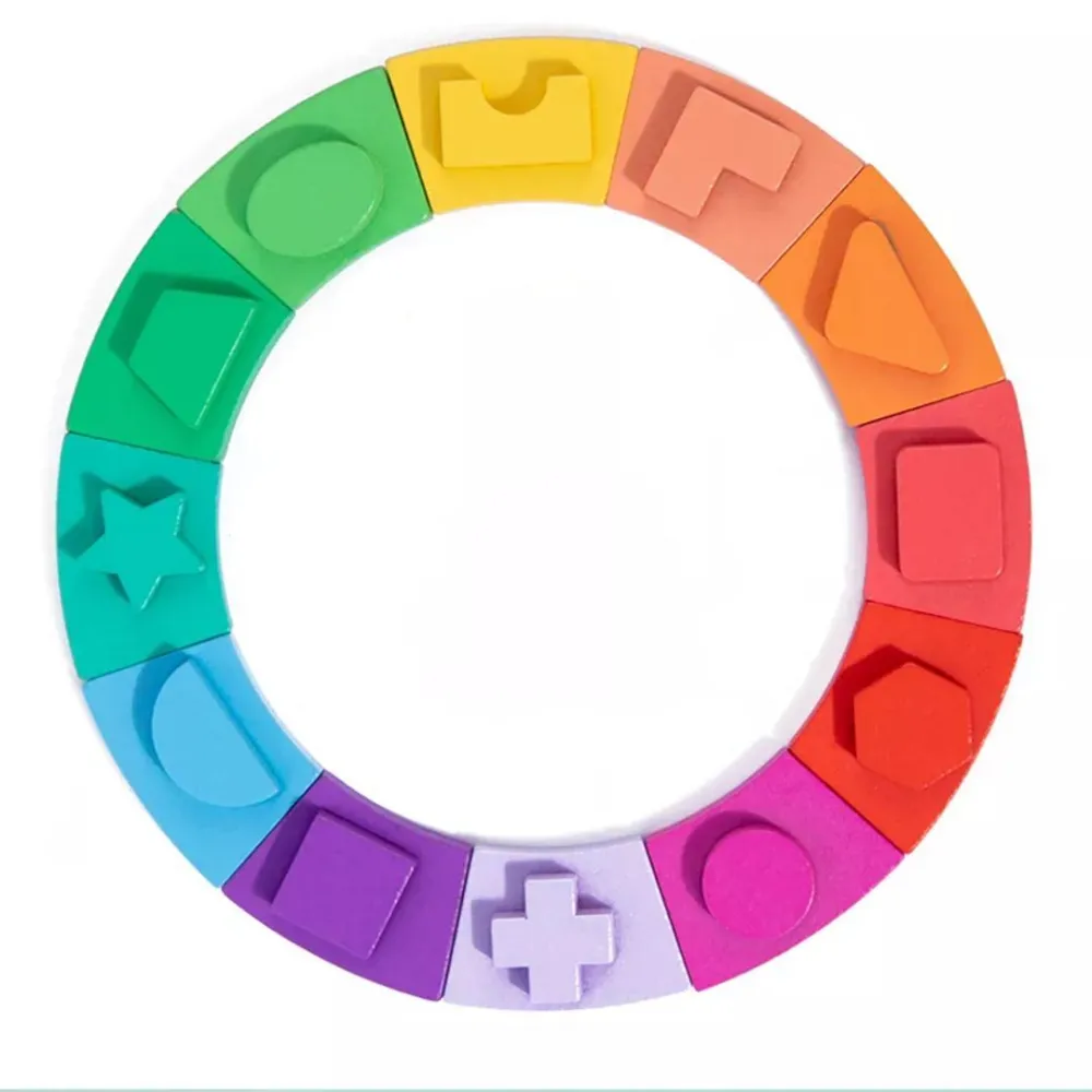 Wooden Puzzle Digital Clock Toy