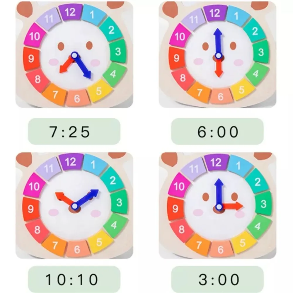 Wooden Puzzle Digital Clock Toy