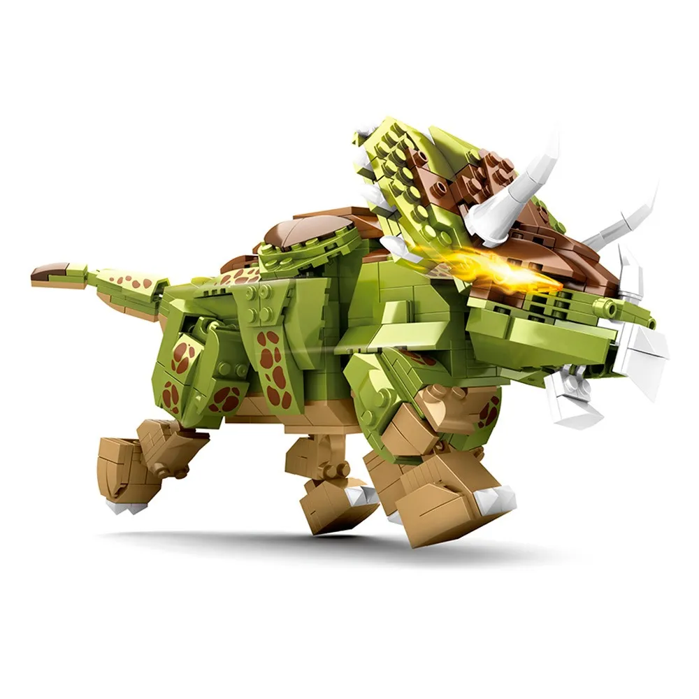 dinosaur from bricks