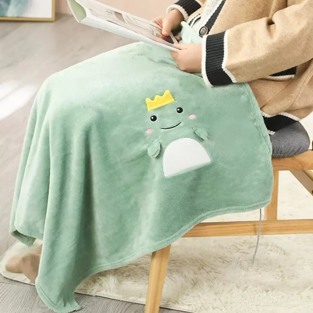 Rolling Cartoon Animal Blanket