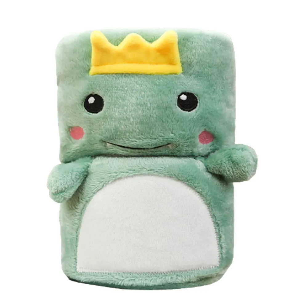 Rolling Cartoon Animal Blanket