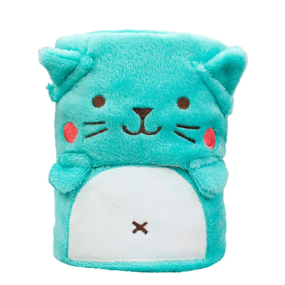 Rolling Cartoon Animal Blanket