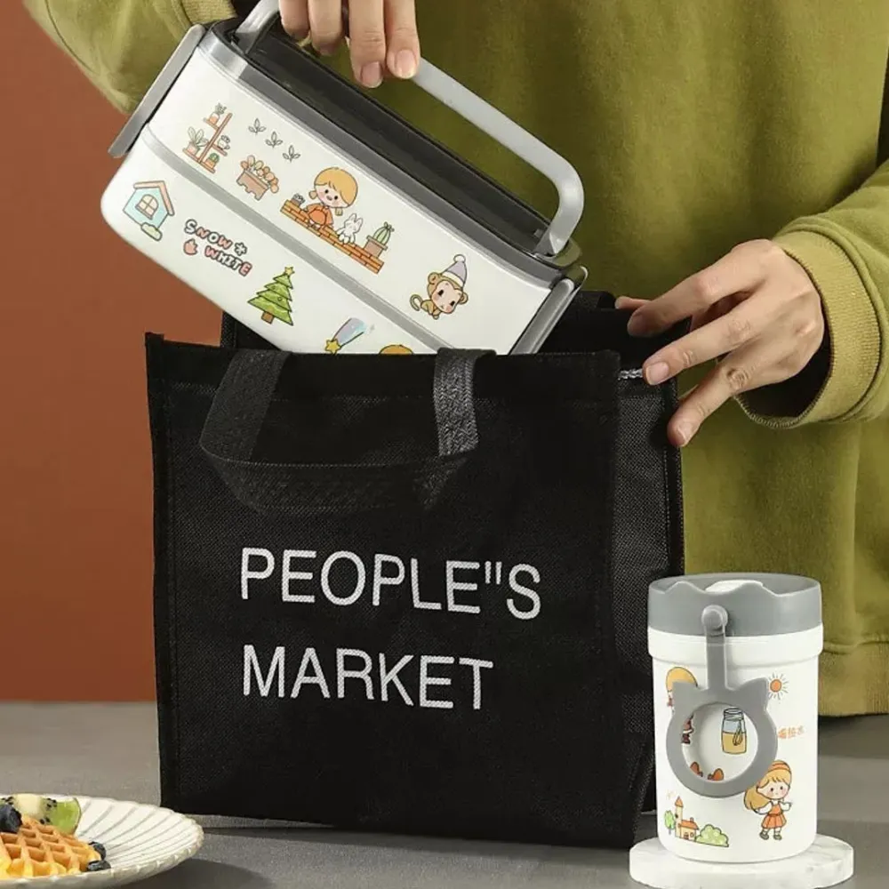 2 flat food container