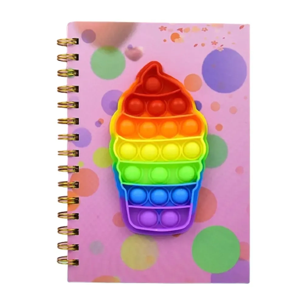 notebook with pop it