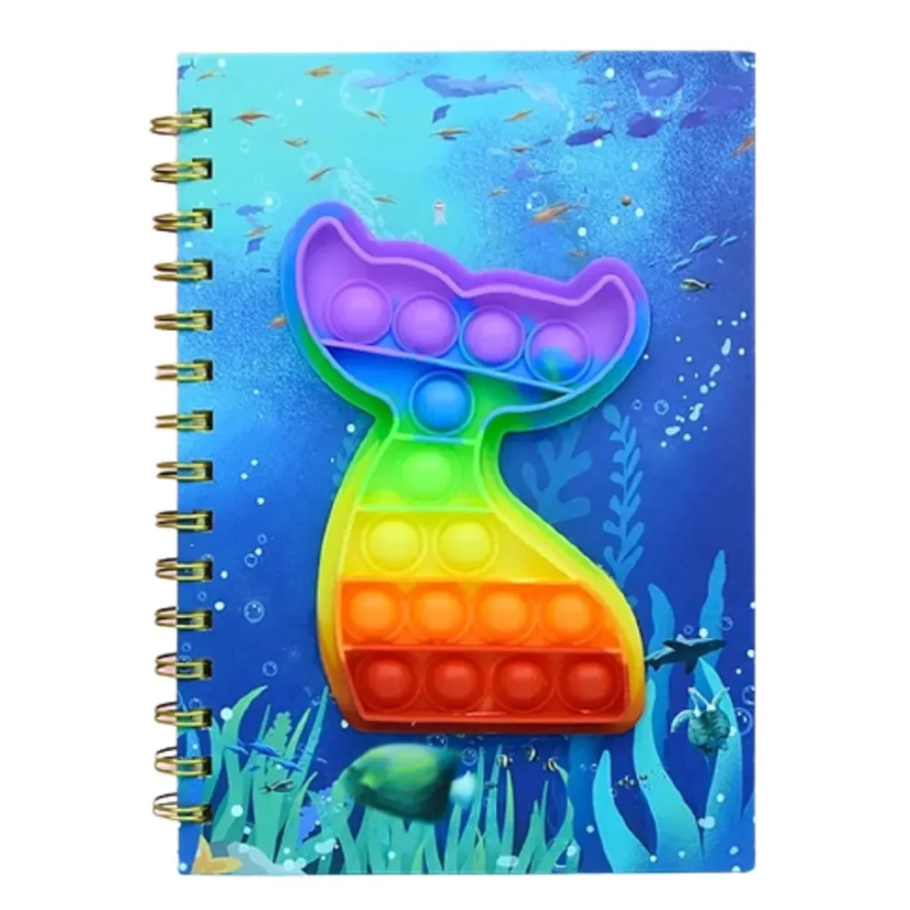 notebook with pop it