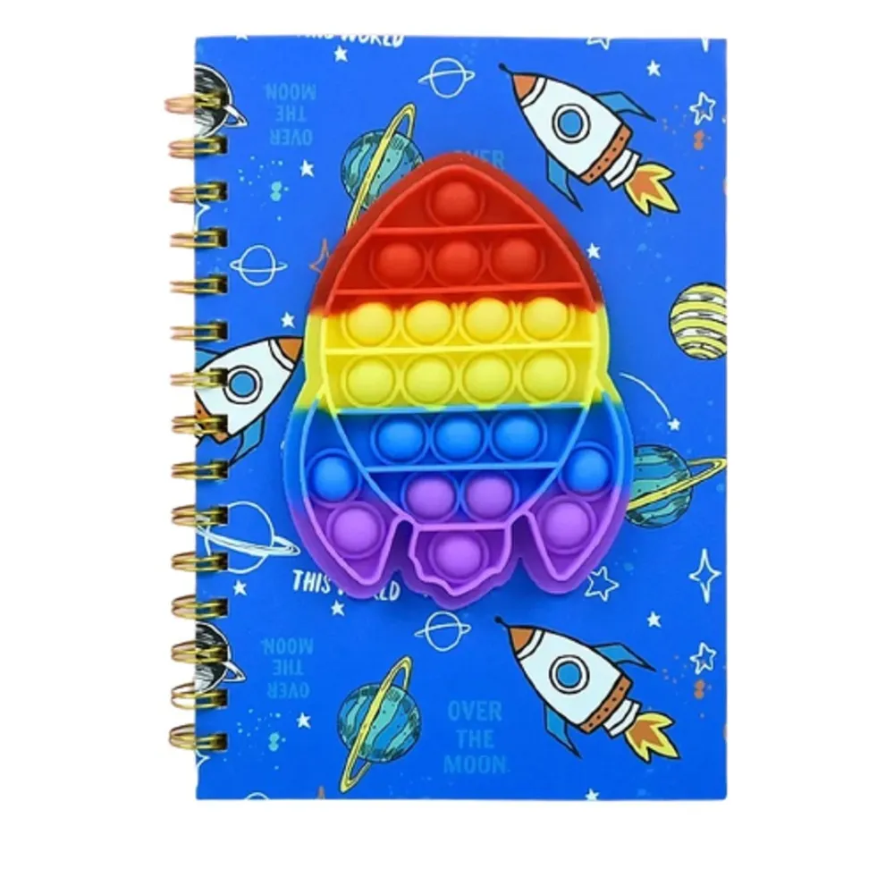 notebook with pop it