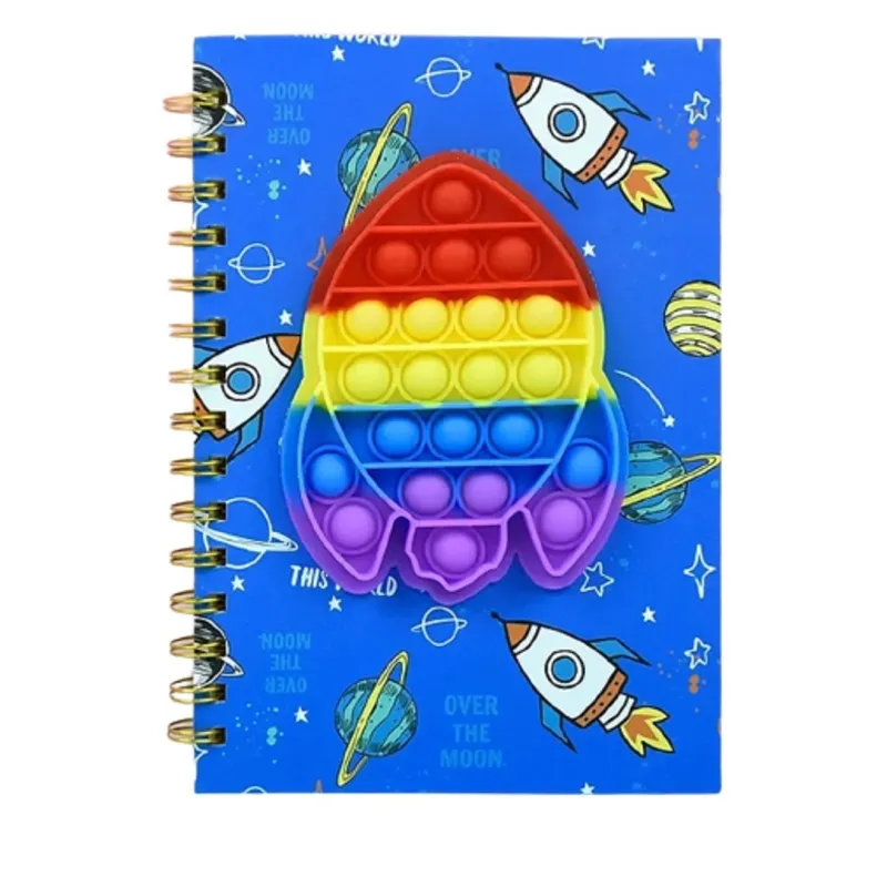 notebook with pop it