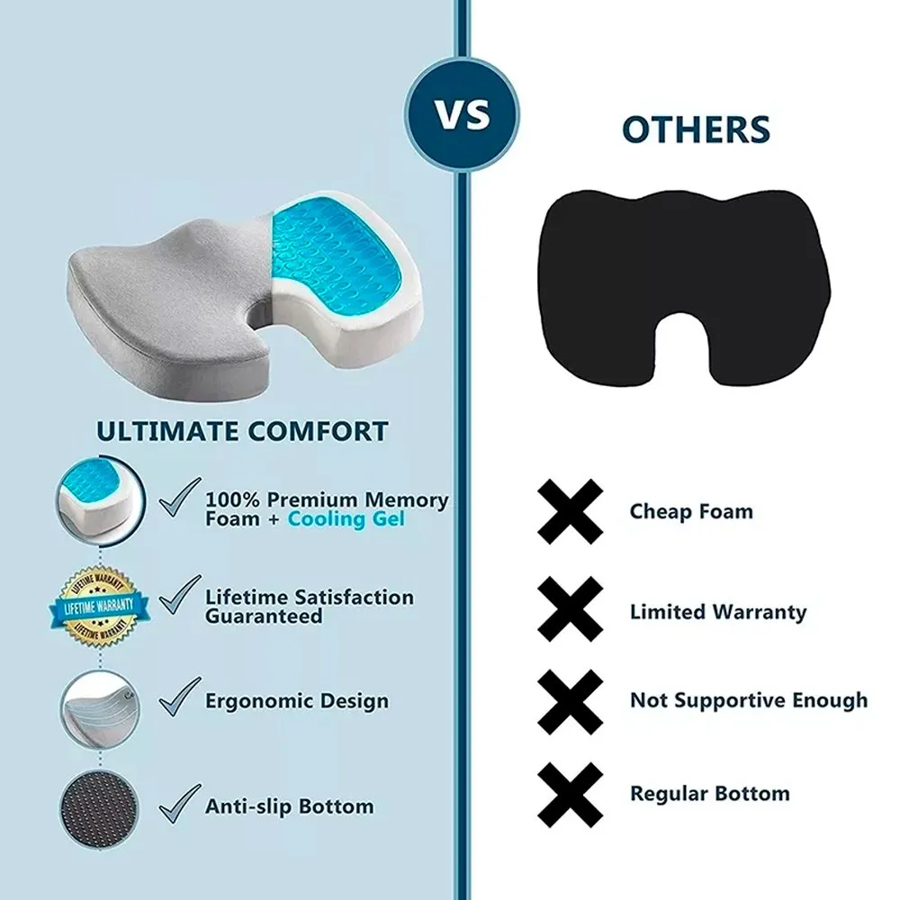 anatomical seat cushion