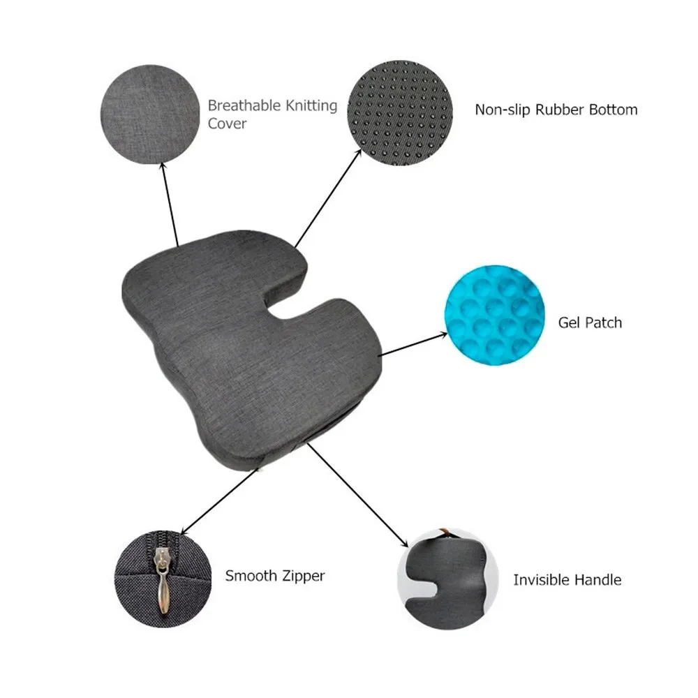 anatomical seat cushion