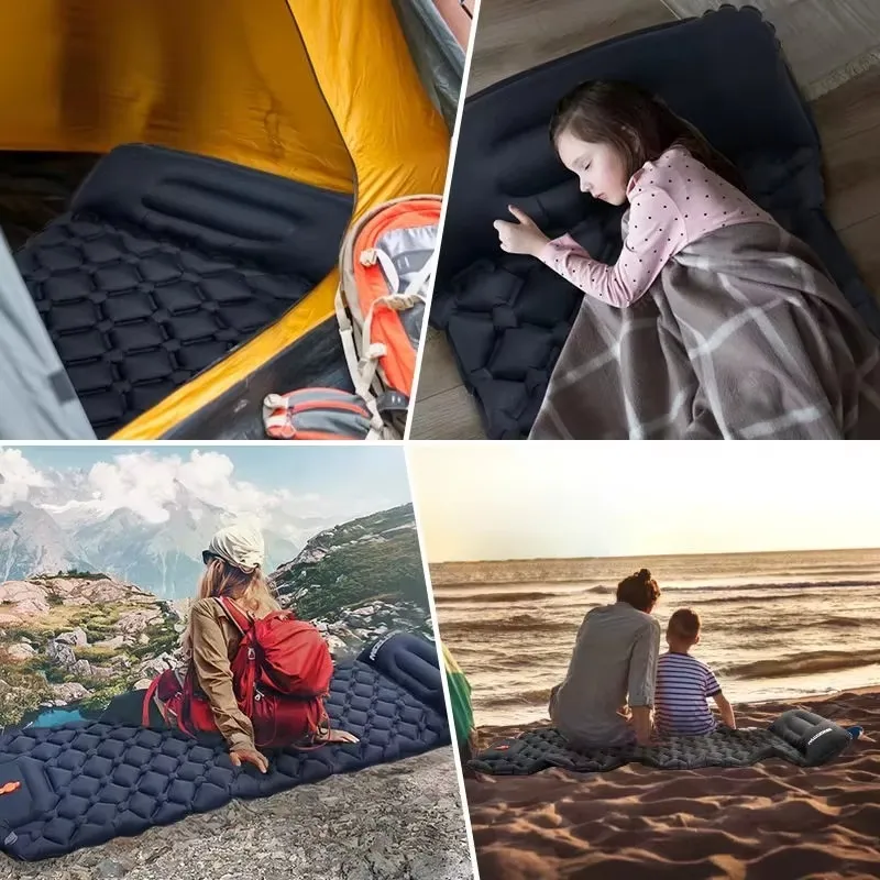 Στρώμα Camping με Αντλία Ποδιού & Εργονομικό Σχέδιο