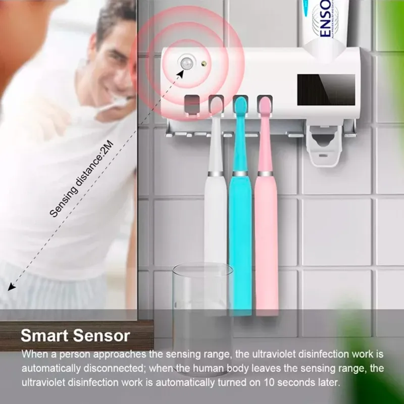 uvc sterilization sheath for toothbrushes