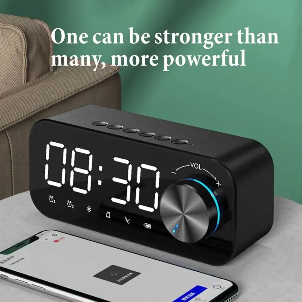 desktop clock - alarm clock with speaker and Bluetooth B126