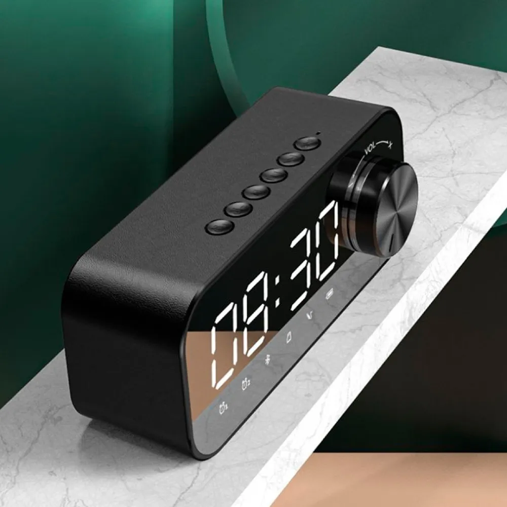 desktop clock - alarm clock with speaker and Bluetooth B126