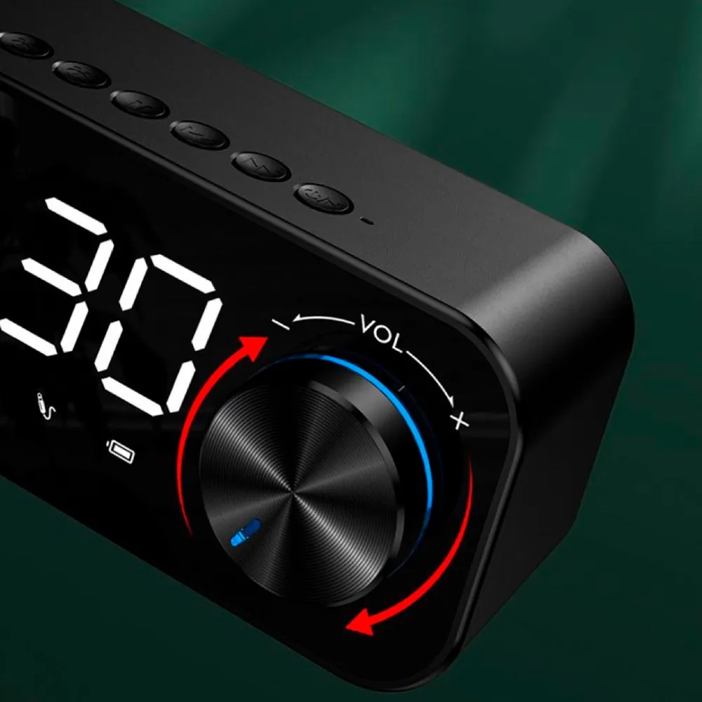 desktop clock - alarm clock with speaker and Bluetooth B126