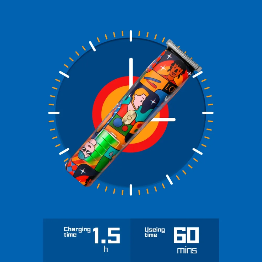 Graffiti USB Charging Hair Trimmer