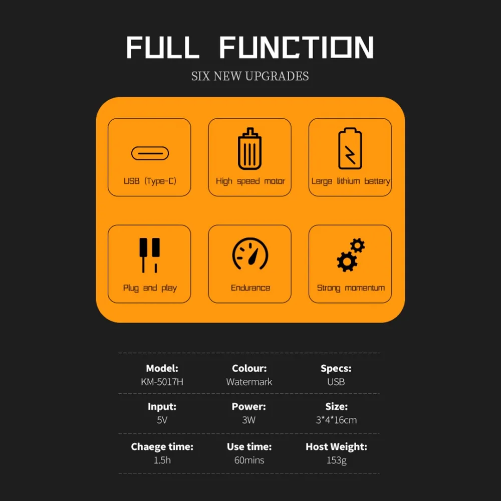 Graffiti USB Charging Hair Trimmer