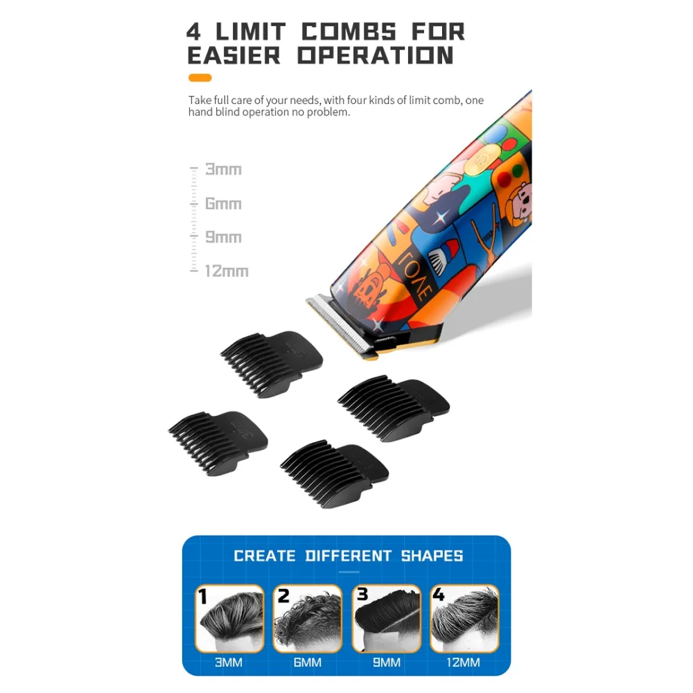 Graffiti USB Charging Hair Trimmer