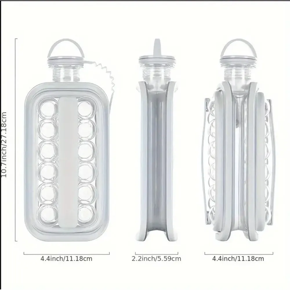 2-In-1 Silicone Ice Maker & Water Bottle