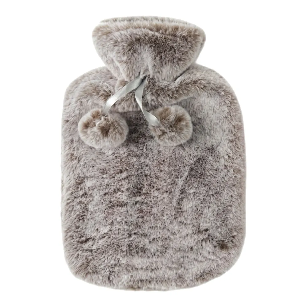 furry hot water bottle 2l