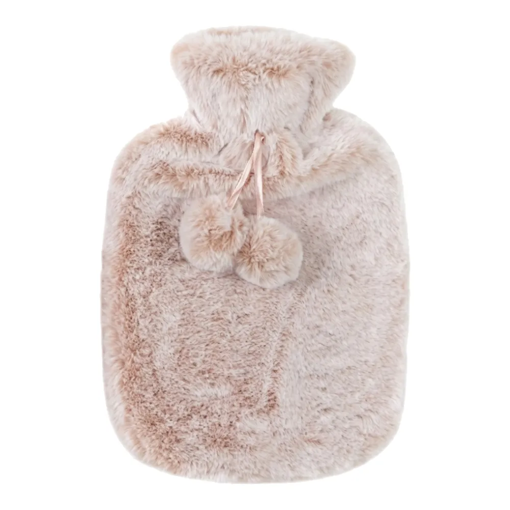 furry hot water bottle 2l