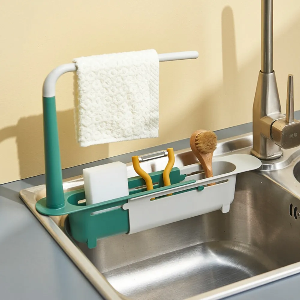 2-in-1 Sink Shelf Rack Organizer