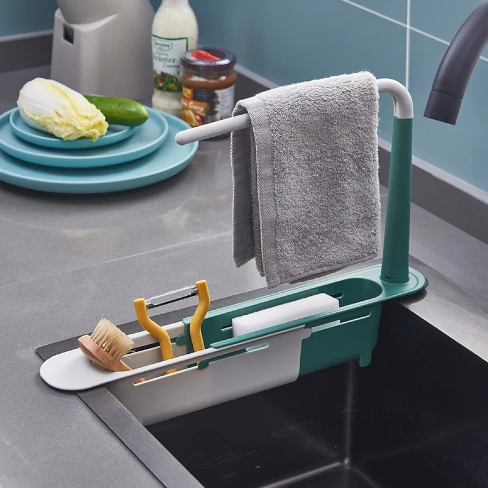 2-in-1 Sink Shelf Rack Organizer