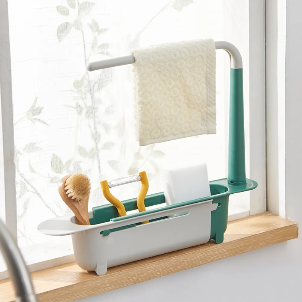 2-in-1 Sink Shelf Rack Organizer