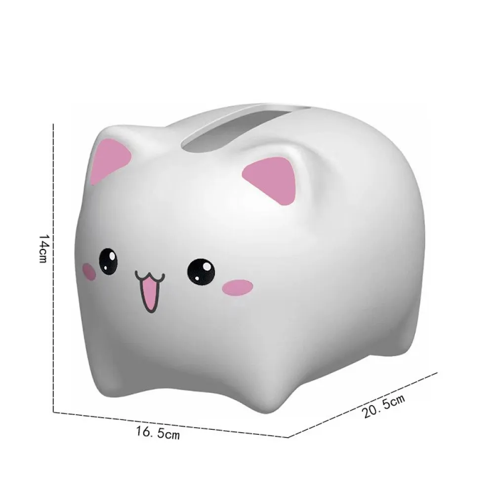 Cat Design Plastic Tissue Box