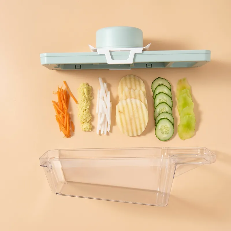 Stainless Steel Food Cutter with 6 Blades