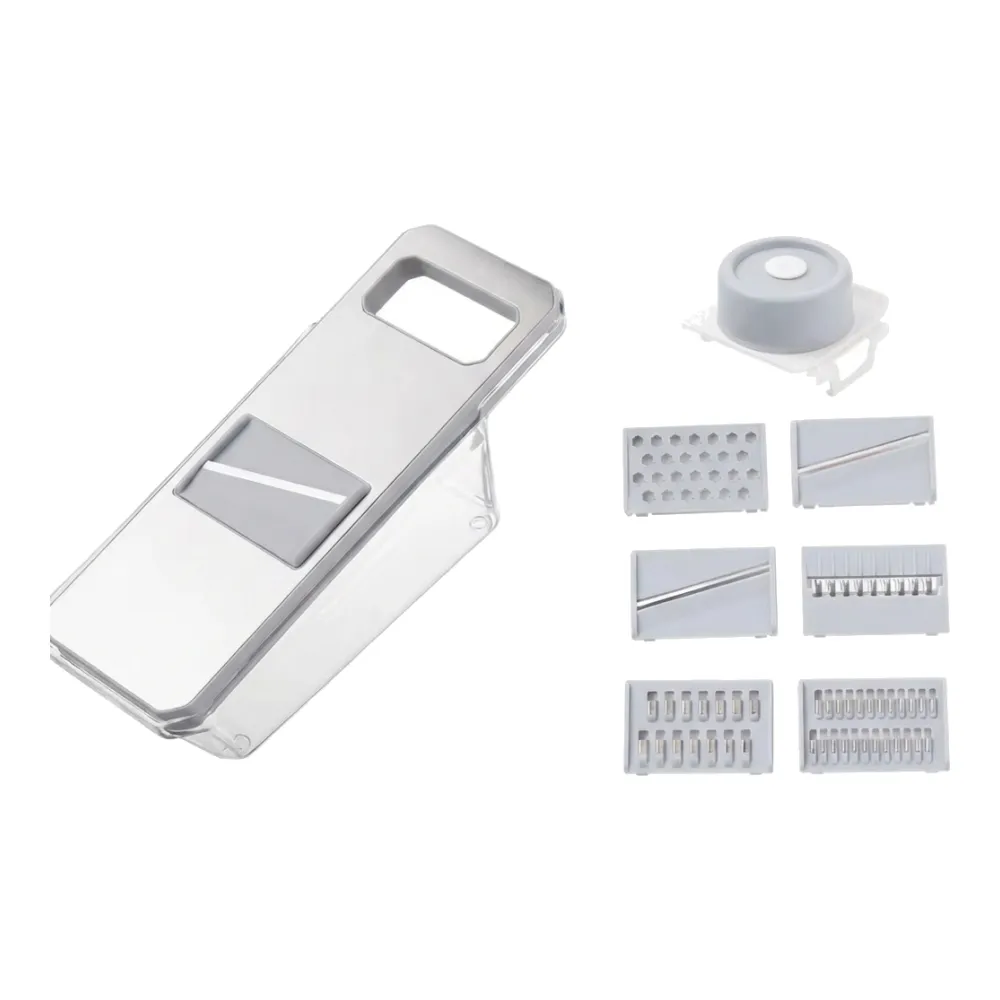 Stainless Steel Food Cutter with 6 Blades